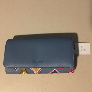 RFID Audrey wallet painted medallions